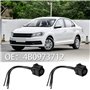 ECSiNG 2X 4 Broche de Liquide de Refroidissement Capteur de Température 4B0973712 Compatible avec VW Passat B5 Bora Jetta Golf 5
