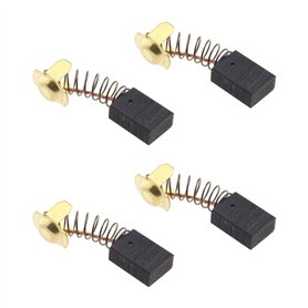 ECSiNG Lot de 2 paires de balais de charbon pour agitateur d'arrêt automatique 6 x 11 x 15 mm compatibles avec mélangeur à cimen