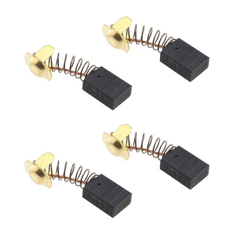 ECSiNG Lot de 2 paires de balais de charbon pour agitateur d'arrêt automatique 6 x 11 x 15 mm compatibles avec mélangeur à cimen