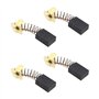 ECSiNG Lot de 2 paires de balais de charbon pour agitateur d'arrêt automatique 6 x 11 x 15 mm compatibles avec mélangeur à cimen
