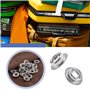 ECSiNG 40pcs Boutons Pression en Acier Inoxydable Bateau Housse de Fermeture à Pression pour Marine Bateau Toile Vêtements Chaus