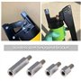 ECSiNG 8pcs Entretoises Hexagonales à Tête Simple Filetage Mâle à Femelle 10mm 15mm 20mm 30mm M6xM6 pour PCB Attaches Accessoire