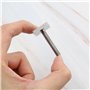 ECSiNG Lot de 6 adaptateurs de Rail en T M6 x 35 mm, boulons à tête carrée en Acier Inoxydable, 20 x 20 mm, Accessoires pour Bar