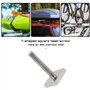 ECSiNG 6pcs T-Track Adaptateur M6x35mm Boulons en Acier Inoxydable 20x20mm Boulons à Tête Carrée Barre pour Toit de Voiture Toit
