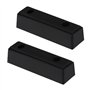 ECSiNG 2X Bosse en Caoutchouc Bloc Anti-Collision de Pare-Chocs de Tampon d'arrêt pour Véhicule Camping-Car Remorque Camion 210x