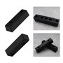 ECSiNG 2X Bosse en Caoutchouc Bloc Anti-Collision de Pare-Chocs de Tampon d'arrêt pour Véhicule Camping-Car Remorque Camion 210x