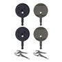 ECSiNG 2 Paires de Plaquettes de Frein à Disque en Résine Semi-Métallique Compatible avec Promax DSK-310 710 715 717 720 913 Épa