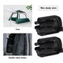 ECSiNG Lot de 10 fermetures éclair de rechange réversibles avec kit d'arrêt en forme de U pour tentes d'extérieur et vêtements d