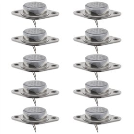 ECSiNG Lot de 10 transistors d'alimentation 2N3055 NPN 15 A 100 V 115 W NPN haute puissance transistors 2N3055 pour circuits d'a