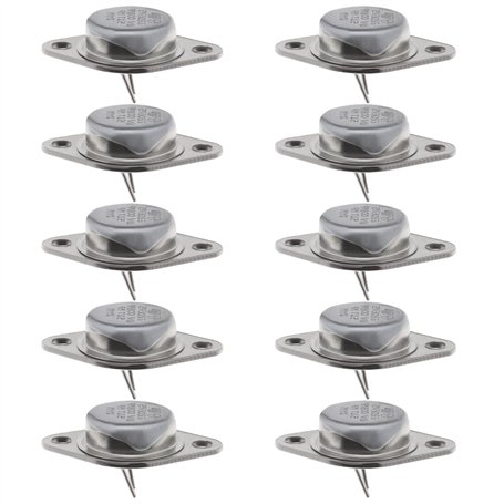 ECSiNG Lot de 10 transistors d'alimentation 2N3055 NPN 15 A 100 V 115 W NPN haute puissance transistors 2N3055 pour circuits d'a