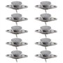 ECSiNG Lot de 10 transistors d'alimentation 2N3055 NPN 15 A 100 V 115 W NPN haute puissance transistors 2N3055 pour circuits d'a