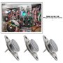 ECSiNG Lot de 10 transistors d'alimentation 2N3055 NPN 15 A 100 V 115 W NPN haute puissance transistors 2N3055 pour circuits d'a