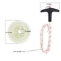 ECSiNG Lot de 7 poulie de démarrage kit ressort 1123 195 0400/0000 958 0923 compatible avec moteur Stihl FC55 FS38 FS45 FS55 HL4