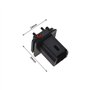 ECSiNG Interrupteur de déverrouillage de hayon de Voiture 6554V5 Compatible avec 206 207 307 308 407 5008 C3 - Micro Interrupteu