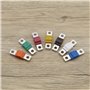 ECSiNG 14pcs Fusibles Midi 30/40/50/60/70/80/100Amp 32V Automobile Fusible Bolt-on Fusible pour Système d'alimentation Marine Él