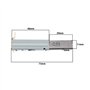 ECSiNG 2 Paires (4pcs) Balais de Charbon Remplacement Compatible avec 30/60/70/80/90L Aspirateurs Industriels 11x6x29mm Accessoi
