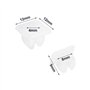 ECSiNG 30pcs Oeillets à Vis Insèrent des Écrous Expansibles Clips de Verrouillage s'adaptent dans des Clips de Retenue Fixation 