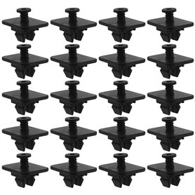 ECSiNG Lot de 20pcs Clips de Fixation pour Pare-Chocs Arrière et Garniture de Voiture Compatible avec Golf Compatible avec Passa