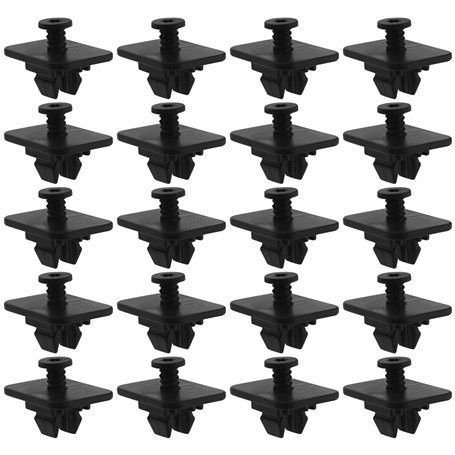 ECSiNG Lot de 20pcs Clips de Fixation pour Pare-Chocs Arrière et Garniture de Voiture Compatible avec Golf Compatible avec Passa