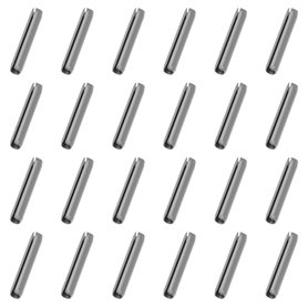 ECSiNG 100pcs Goupille Fendue 9.4x1.7mm Goupilles de Tension à Ressort Goupilles Cylindriques Voiture Clé Pliante Fixation de la