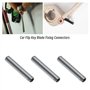 ECSiNG 100pcs Goupille Fendue 9.4x1.7mm Goupilles de Tension à Ressort Goupilles Cylindriques Voiture Clé Pliante Fixation de la
