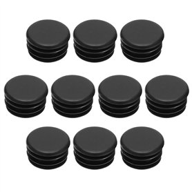 ECSiNG Lot de 10 Bouchons d'extrémité de Guidon de vélo en résine pour VTT - Accessoires pour vélos de Route