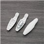ECSiNG Lot de 4 poids de chaîne pour store enrouleur - Corde blanche - Accessoires de fenêtre - Poignée de chaîne pour stores ro