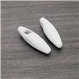 ECSiNG Lot de 4 poids de chaîne pour store enrouleur - Corde blanche - Accessoires de fenêtre - Poignée de chaîne pour stores ro
