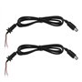 ECSiNG 2pcs Câbles de Charge Scooter Câble de Charge pour Scooter Électrique Cordon d'alimentation Compatible avec Xiaomi M365 P