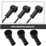 ECSiNG Lot de 10 coques isolantes en caoutchouc pour bornes de batterie - 14 mm x 8 mm - Noir et rouge