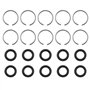 ECSiNG Lot de 10 bagues de retenue pour clé à chocs avec joint torique compatible avec clé à choc de 9