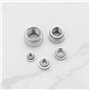 ECSiNG 50pcs Écrous à Sertir Automatiques 304 Écrou à Rivets en Acier Inoxydable de Fixation écrou de Fixation à Auto-serrage Mo