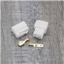 ECSiNG 10 Jeux de Connecteurs de Fil électrique Automobile à 3 Broches Mâle Et Femelle Kits Prise Borne de Câble pour Moto Vélo 