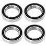 ECSiNG 4X Roulement de Roue Avant scellé en Acier Inoxydable Double Joint en Caoutchouc Compatible avec SURRON Light Bee LBX L1E