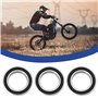 ECSiNG 4X Roulement de Roue Avant scellé en Acier Inoxydable Double Joint en Caoutchouc Compatible avec SURRON Light Bee LBX L1E