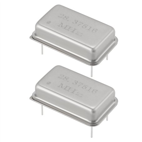 ECSiNG Lot de 2pcs Oscillateurs à Cristal Rectangulaires 4P 28