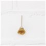 ECSiNG 10pcs Mini Brosses Métalliques en Laiton avec Tige de 3mm Outil Rotatif Brosse Métallique en Laiton pour Métal Bois Pierr