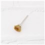 ECSiNG 10pcs Mini Brosses Métalliques en Laiton avec Tige de 3mm Outil Rotatif Brosse Métallique en Laiton pour Métal Bois Pierr