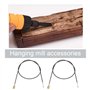 LT Easiyl 4pcs Outil de Meulage Rotatif Outil de Meuleuse Électrique Fils à Ressort Axiaux Accessoires de Brosse en Carbone Comp