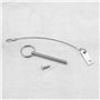LT Easiyl 2 Set Goupilles de Sécurité en Acier Inoxydable 6,3mm de Diamètre Goupille de Dégagement Rapide pour Supports de Batea
