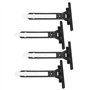 LT Easiyl 4pcs Suspension de Volet Roulant Ressort de Store à Ressort Cintre de Verrouillage Bande de Suspension Enduite de Nylo