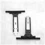 LT Easiyl 4pcs Suspension de Volet Roulant Ressort de Store à Ressort Cintre de Verrouillage Bande de Suspension Enduite de Nylo