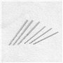 LT Easiyl Lot de 40 mini forets hélicoïdaux en acier rapide à double rainure avec foret de 1,5 mm et 1 mm pour bois, plastique, 