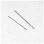 LT Easiyl Lot de 40 mini forets hélicoïdaux en acier rapide à double rainure avec foret de 1,5 mm et 1 mm pour bois, plastique, 
