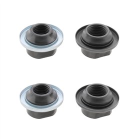 LT Easiyl Lot de 4 écrous d'essieu avant/arrière de vélo 8 x 12