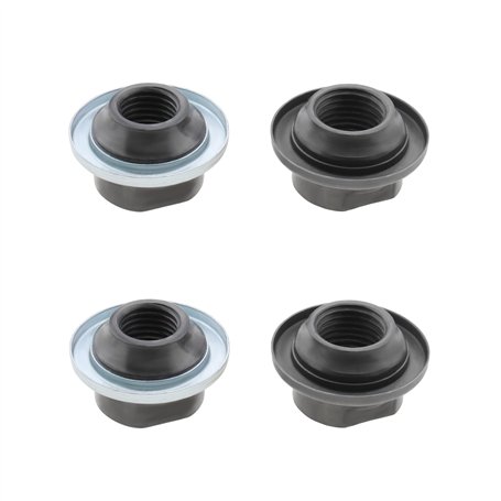 LT Easiyl Lot de 4 écrous d'essieu avant/arrière de vélo 8 x 12