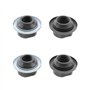 LT Easiyl Lot de 4 écrous d'essieu avant/arrière de vélo 8 x 12