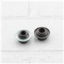 LT Easiyl Lot de 4 écrous d'essieu avant/arrière de vélo 8 x 12,5 x 21 mm Écrous d'essieu avant 9,5 x 21,1 x 11,9 mm Écrous coni