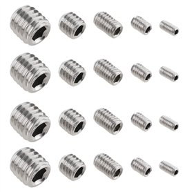 LT Easiyl Lot de 20 vis à tête hexagonale en acier inoxydable 304 M3 M4 M5 M6 M8 pour porte-rouleau de papier toilette