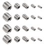 LT Easiyl Lot de 20 vis à tête hexagonale en acier inoxydable 304 M3 M4 M5 M6 M8 pour porte-rouleau de papier toilette